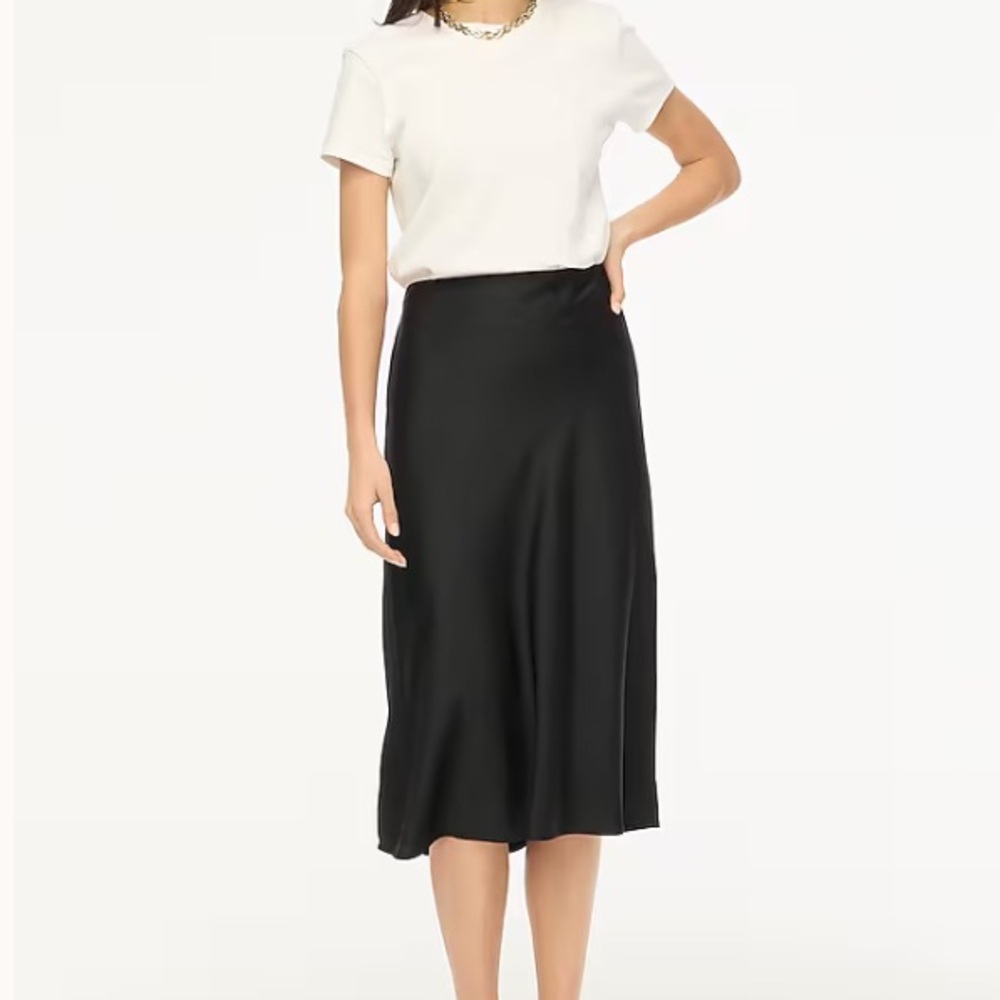 J. Crew Midi Slip Skirt